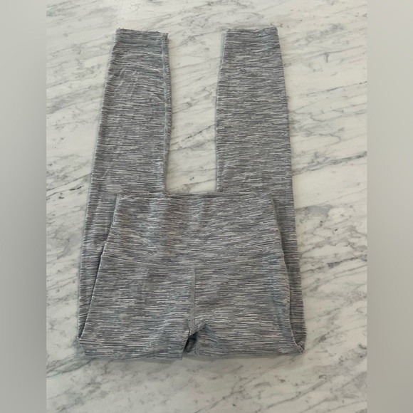 Lululemon Wunder Under Hi-Rise 7/8 25” Wee Are From Space Ice Grey Alpine White - Picture 5 of 15